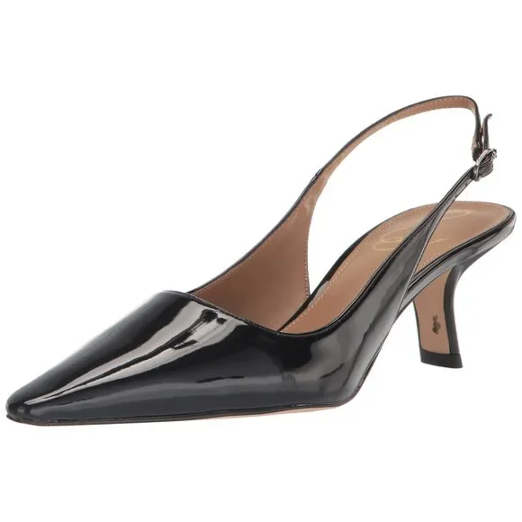 Sam Edelman Women's Bianka Sling Pump 8 Bright White